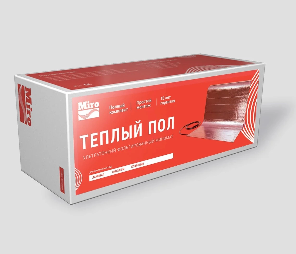 Комплект фольгированного теплого пола Miro 7 кв.м