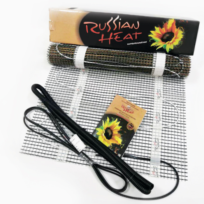 Нагревательный мини-мат двухжильный Russian Heat (1,25 кв.м.)
